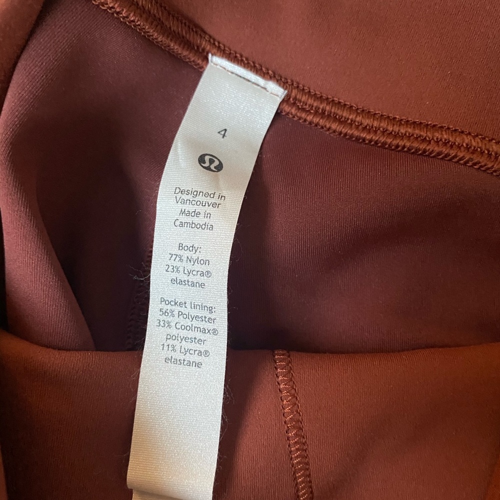 Lululemon wunder train high rise tight 25”